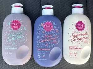 Eos Holiday Body Lotion Limited Edition Peppermint Coccoa Caramel Cashmere - Picture 1 of 2
