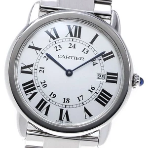 CARTIER Ronde Solo LM W6701005 Date Silver Dial Quartz Men's Watch_820825 - Picture 1 of 6