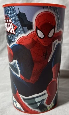 Marvel Ultimate Spiderman Cup Red (5.75"x3.5”) *RARE* - Image 1 of 4