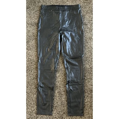 SPANX кожи как узкие лодыжки 5 карманов брюки женщин L черный 29» эластичной формы - Изображение 1 из 4