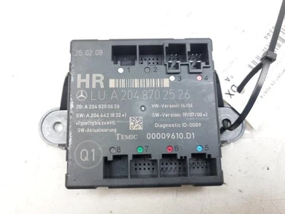 A2048702526 CENTRALINA COMFORT DX PORTA POSTERIORE MERCEDES-BENZ CLASSE C (W204) - Immagine 1 di 2