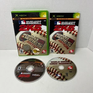 Major League Baseball 2K5 Edición Serie Mundial Microsoft Xbox Completo - Imagen 1 de 12