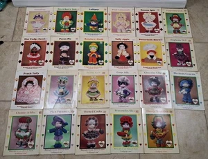 Vtg 23 Dumplin Designs Crochet Patterns Bed Dolls Cupcake Corner Lollipop Lane - Picture 1 of 7