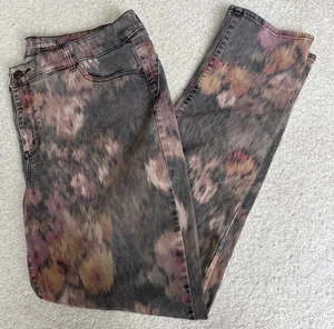 Chico's Jeggings The Platinum Denim Stretch Hose Blumen Azteken Gr. 2,5 (Gr. 14) - Bild 1 von 15