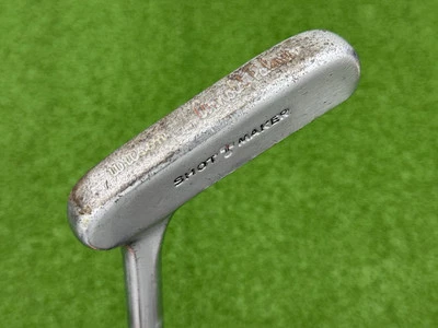 Wilson Golf ARNOLD PALMER SHOT MAKER PUTTER Left Handed Steel Leather Grip 35" - Image 1 of 4