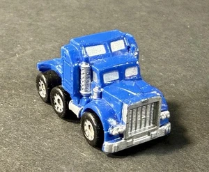 Retro Micro Máquinas 1980 Mack Truck Vehículo Coche Galoob 1987 Azul - Imagen 1 de 6