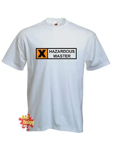 PELIGROSO WASTER Divertido Eslogan Rudo Ofensivo Camiseta Todas las Tallas - Imagen 1 de 1