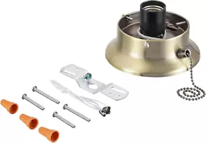 22101-07-1, Flush Mount Ceiling Fixture Shade Holder Kit with On/Off Pull Chain - Picture 1 of 12