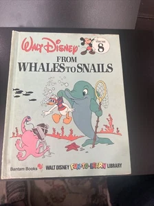 From Whales to Snails 1983 Walt Disney Fun to Learn Library Volume 8 Bantam Book - Picture 1 of 3