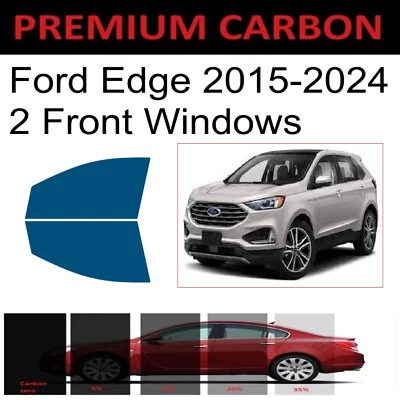 Tinte de ventana de carbono premium para Ford Edge 2015-2024 tinte precortado 2F Foto 1 de 4