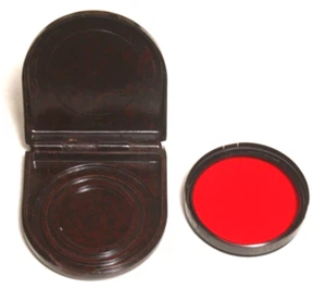 ZEISS IKON RED FILTER-323/10-R10-PUSH ON WITH ORIGINAL CASE - Picture 1 of 8