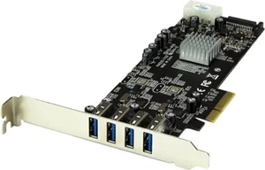 StarTech Carte Adaptateur PCI SuperSpeed USB 3.0 4 Ports avec Alimentation SATA / SP4 - Photo 1/5