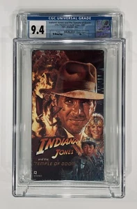 VHS — CGC 9.4/A+ INDIANA JONES AND THE TEMPLE OF DOOM (First Print) - Foto 1 di 3