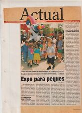 Expo 92 Sevilla Hoja de Prensa Publicidad Guardería con Curro año 1992 (GR-53)