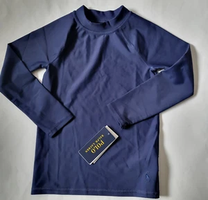 Polo Ralph Lauren Boys rash guard shirt Long Sleeve Size 6 Navy Pony Logo - Picture 1 of 4
