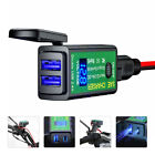  Motorbike Phone Power Dual USB Charging Supply Cell Chargers Car