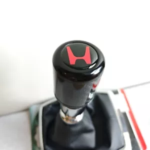 TYPE R JDM BLACK CARBON shift gear knob CIVIC EP3 FN2 FK2 FK8 S2000 INTEGRA JAZZ - Picture 1 of 6