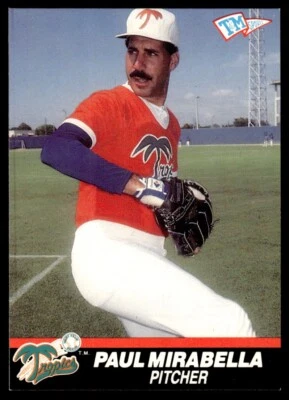 1989 T&M Senior League Baseball Paul Mirabella West Palm Beach Tropics #79 - Image 1 of 2