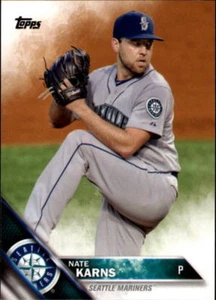 2016 Topps #539 Nate Karns Seattle Mariners - Picture 1 of 2