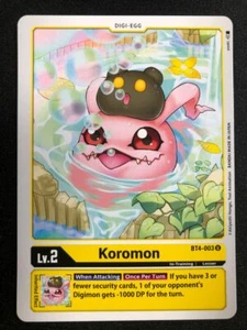 Digimon BT4-003 Koromon Uncommon Great Legend - Picture 1 of 2
