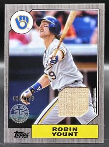 ROBIN YOUNT 2022 Topps Series Two #87BR-RY BAT 35th ANNIVERSARY /199 Brewers