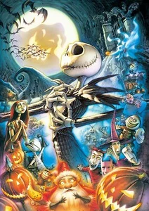 Tenyo Jigsaw Puzzle D-108-986 Art of The Nightmare Before Christmas 108 Piece JP - Picture 1 of 1