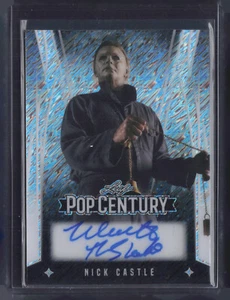 2025 Leaf Pop Century Shimmer Silver Nick Castle 1/5 Auto Autograph - Picture 1 of 2