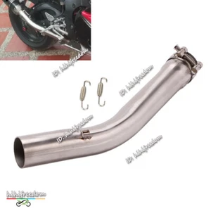 Tubo de enlace de conexión media 51 mm para sistema de escape Yamaha YZF R6 1998-2005 - Imagen 1 de 10