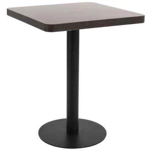 vidaXL Tavolo da Bistrot Marrone Scuro 60x60 cm in MDF - Foto 1 di 6