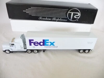 Rare Tonkin Replicas Fed Ex Condition Critical Tractor Trailer Semi 48' Dry Van - Image 1 of 4