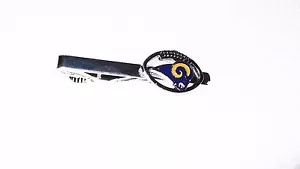 Los Angeles Rams Football Team Men's Tie Clip Clasp NFL Accessory Suit Sports - Picture 1 of 2