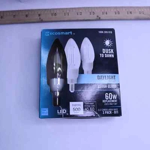 EcoSmart (3-Pack) LED Vintage Edison Light Bulb Daylight 1006 305 810 - Picture 1 of 5