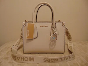Neu mit Etikett Michael Kors Maple SM Satchel Umhängetasche LT creme Handtasche - Bild 1 von 17