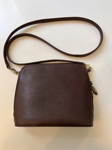 Bolso Bandolera Cole Haan Vintage Cuero Marrón Hecho en Italia - Imagen 1 de 23