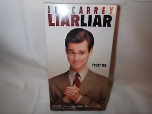 VHS Sealed Liar Liar Jim Carrey Universal Studios Watermarked VCR Tape - Picture 1 of 7