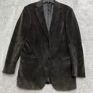Dockers Sport Coat Mens 42L Tan Brown Jacket Wide Wale Corduroy Casual Office - Picture 1 of 15