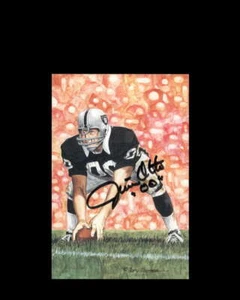 Jim Otto JSA Coa Signed HOF Goal Line Art Card GLAC Autograph - Picture 1 of 3