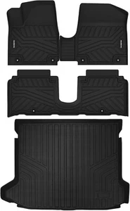 Hyundai Ioniq 5 Floor Mats 2022–2024 by Naibeve – Movable Console Fit, Black TPE - Picture 1 of 6