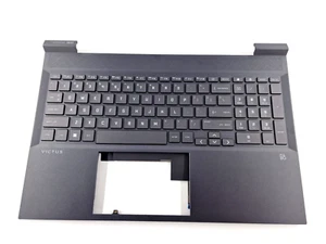 Repose-poignets HP Victus 16-D 16-E avec clavier US avec rétroéclairage M5473... - Imagen 1 de 11