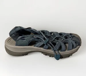 KEEN Whisper Closed Toe Sport Sandals Smoke Blue 1022809 Women’s Size 8.5 - Picture 1 of 7