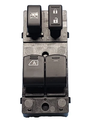 Interruptor de ventana y bloqueo nuevo genuino OEM para delantero izquierdo Nissan Altima 2 puertas 2008-2012 Foto 1 de 4
