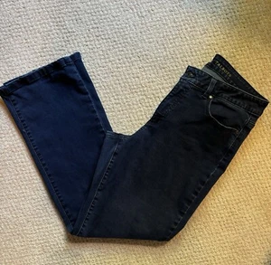 🌸Talbots Curvy Boot Damenjeans Größe 12 dunkle Waschung blau Denim 32 x 28 - Bild 1 von 10