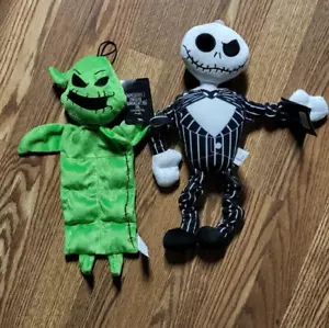 Juego de juguetes para perros/mascotas Pesadilla antes de Navidad (2) Oogie Boogie y Jack - Imagen 1 de 7
