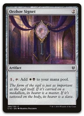 Orzhov Signet #266 (NM) Commander 2016 C16 Magic MTG - Image 1 of 2