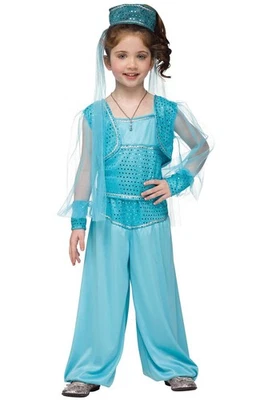 Disfraz de princesa genio árabe para niña Foto 1 de 2