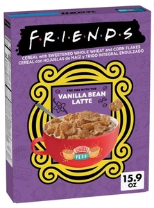Menge 2 FRIENDS Vanilleschote Latte Central Perk Corn Flakes Müsli Box 15,9oz - Bild 1 von 5