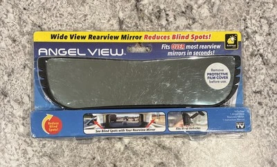 Bulbhead Angel View Wide Rearview Mirror Reduces Blind Spots As Seen On TV - New - Image 1 of 4