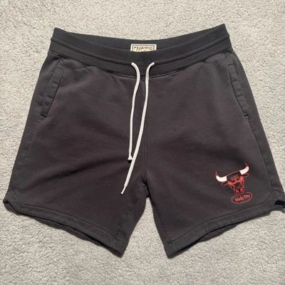 Mitchell & Ness NBA Chicago Bulls 7” Shorts Men's Large Black Basketball - Image 1 of 4