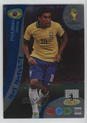 2014 Panini Adrenalyn XL FIFA World Cup Brazil Fans' Favourites Paulinho - Image 1 of 2