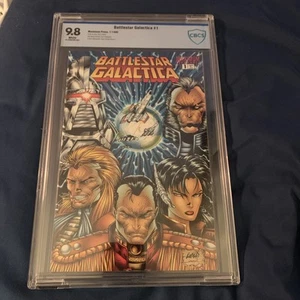 Battlestar Galatica #1 1995 CBCS 9,8 ¡Guau! Solo 1 en CGC Rob Liefeld ¡¡¡¡Impresionante!!!!! - Imagen 1 de 13